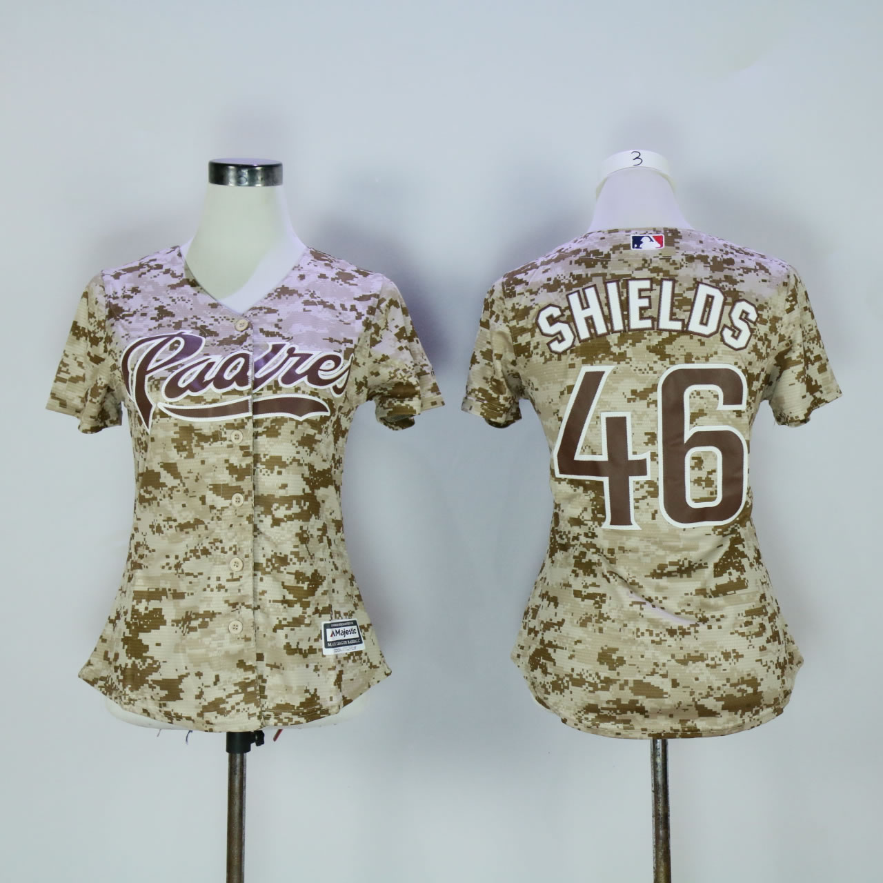 Women San Diego Padres #46 Kimbrel Camo MLB Jerseys